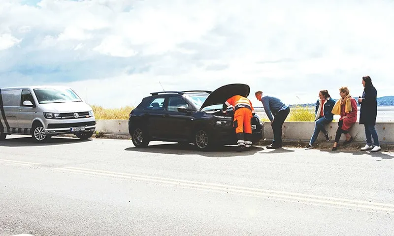 امداد خودرو ایران خودرو جاده هراز - شبانه روزی